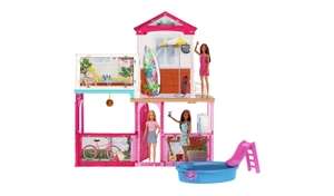 Barbie Estate Dolls House and 3 Dolls £56.25 with click and collect, using code @ Argos