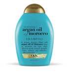 OGX Argan Oil of Morocco Sulfate Free Shampoo for Dry Hair, 385 ml & Hair Conditioner for Dry Damaged Hair 385ml (Bundle)