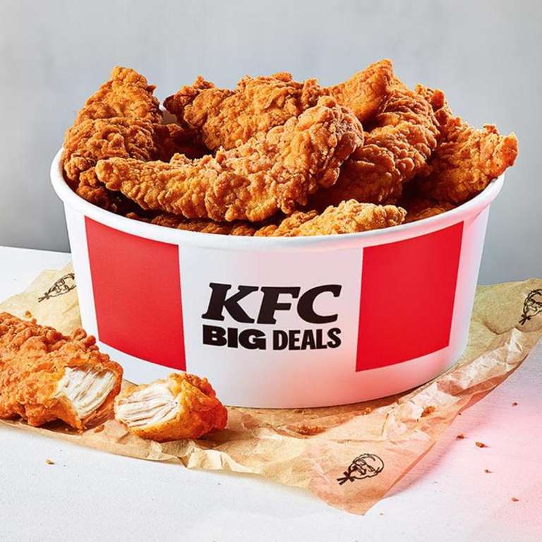 10 Mini Fillets Bucket £5.99 - add two large sides for an extra £2.49 (app / drive-thru / in store) @ KFC