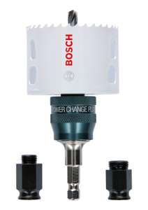 Bosch Professional Hole Saw Progressor for Wood & Metal Starter Kit Set (Wood and Metal, Ø 68 mm, drill accessories)