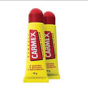 2 Pack Carmex Classic Flavour Lip Balm (Members Price) + Free Click & Collect