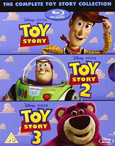Used - Toy Story 1,2 & 3 (Blu-ray) Boxset W/Code