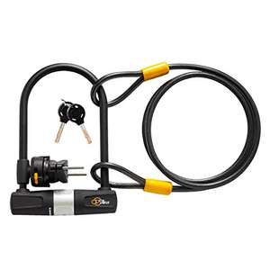 Via Velo Heavy Duty Bicycle U-Lock with cable - £19.30 delivered @ Amazon