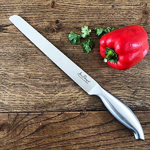 Chopaholic Ham Slicer & Salmon Knife | Constructed from Superior Stainless Steel with Ergonomic Handles £4.52 @ Amazon