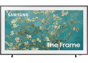 85" The Frame LS03B Art Mode QLED 4K HDR Smart TV (2023) (with Bluelight Discount) + Free Bezel and Tower Speaker