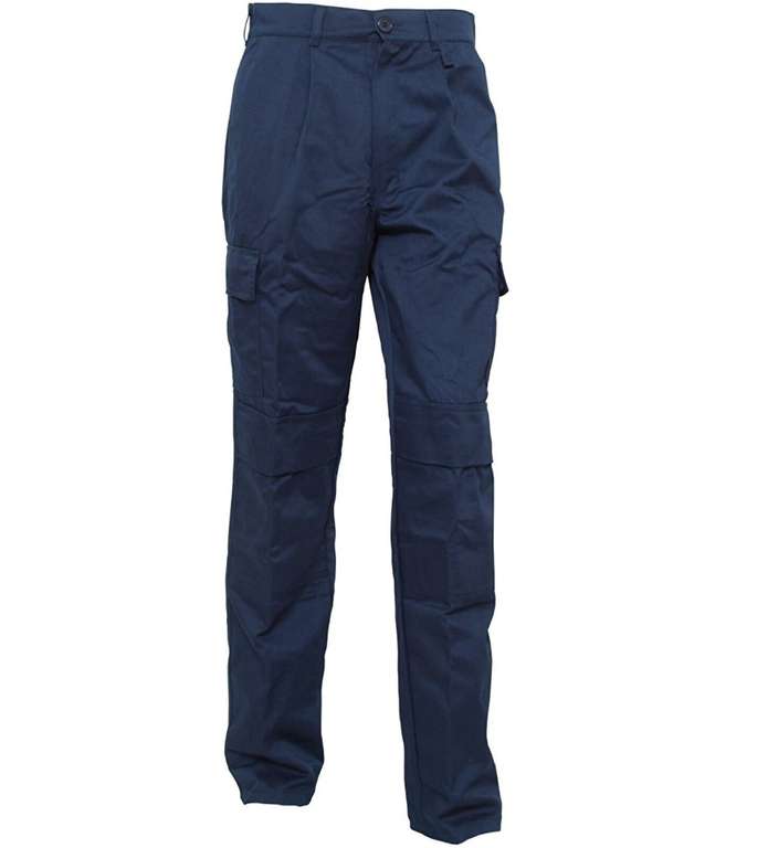 UCC Workwear HEAVY DUTY Mens Work Wear Combat Cargo Trousers + Knee Pad Pockets £10.75 @ mostlymilitary / eBay