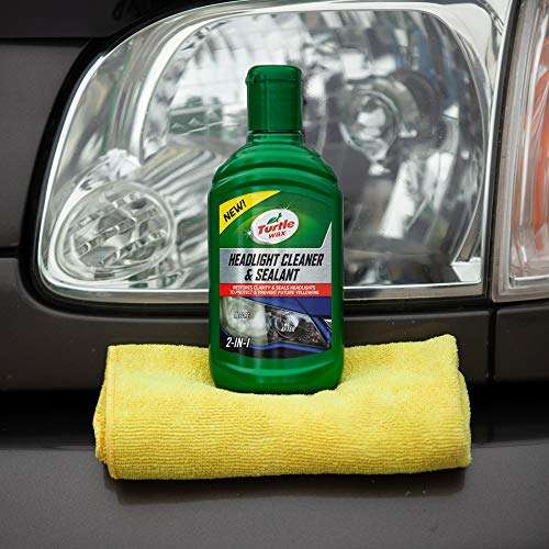 Turtle Wax Car Headlight Restoration 2in1 Cleaner & Sealant - £6.50 - sold by Turtle Wax Europe / Fulfilled By Amazon
