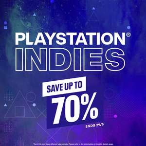 PlayStation Indies Sale - All PS4 & PS5 Discounts 15/5/24