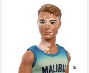 Ken Fashionistas Doll 192 with Vitiligo – Malibu Tank (free c&c)