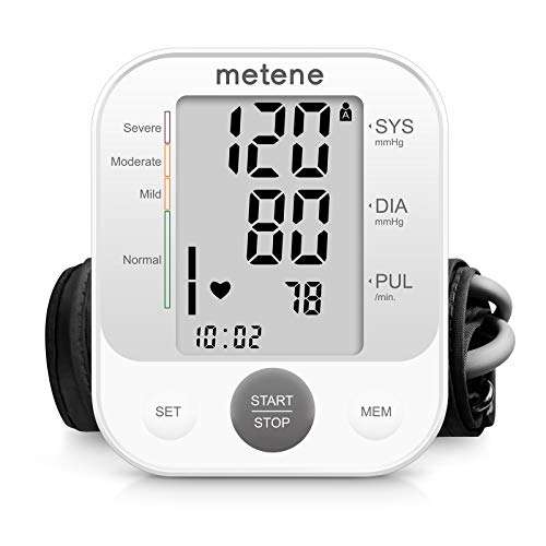 Metene Blood Pressure Monitor with Large Cuff 22-40cm - £9.99 (with 50% voucher), Sold by HSY-EU and Fulfilled by Amazon