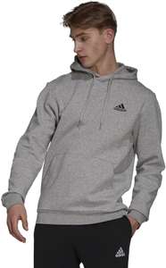 adidas Men's Essentials Fleece Hoodie Sweatshirt M & L Grey £18.40