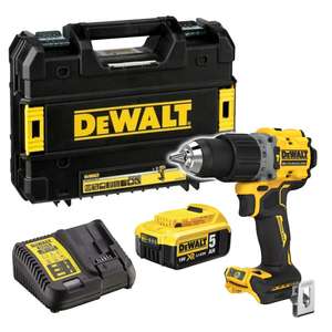 Dewalt DCD805P1 18V XR G3 Brushless Combi Drill with 1x 5Ah Battery, Charger and Case