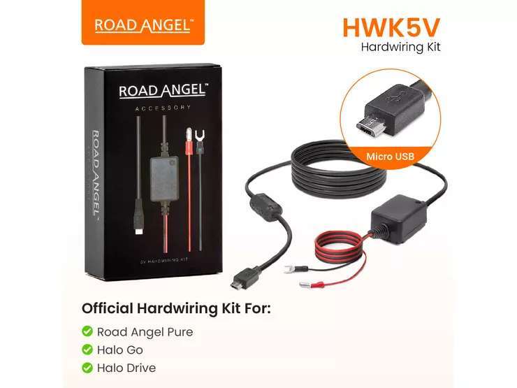 Road Angel Halo Go Full HD Dash Cam + 32GB SD Card + Road Angel HWK5V Hardwiring Kit - £69.99 (£64.99 with MC Signup) @ Halfords