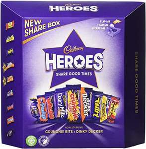Cadbury Heroes 385g box £1.50 / After Eight Mojito & Mint 200g for £0.75 at Co-op (Bassett Green Road - Southampton)