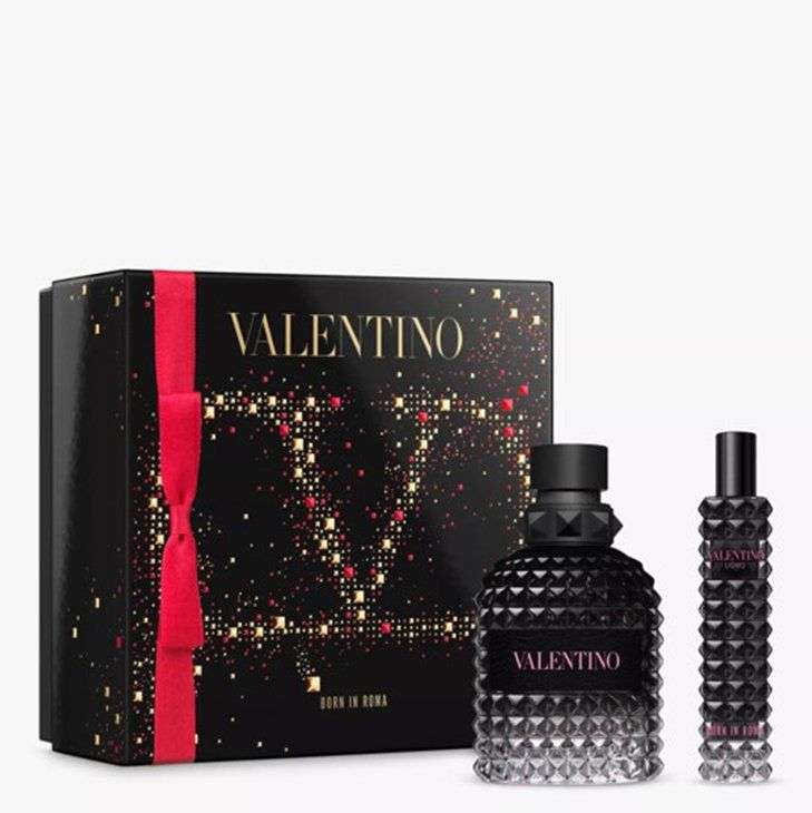Valentino Christmas 2022 Uomo Born in Roma Eau de Toilette Spray 50ml Gift Set + 15ml EDT Spray - £40.20 Delivered @ Fragrance Direct