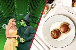 Choice of Theatre Tickets+Afternoon Tea at The Harrods Tea Rooms for Two includes weekends £142.50 with code + £10 Amazon voucher @ Buyagift