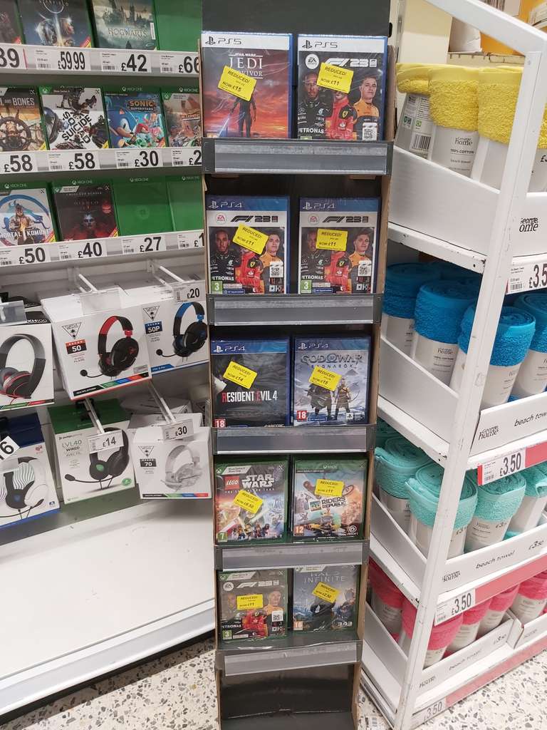 Console Game Clearance (Switch/Xbox/PS4/PS5) - £2.50-£15 at Leicester (Abbey Lane)