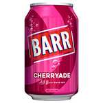 BARR since 1875, Red Cherryade, 24 pack Fizzy Drink Cans, No Sugar Free Diet, 24 x 330 ml Cream Soda £7 / £6.30 Subscribe & Save @ Amazon