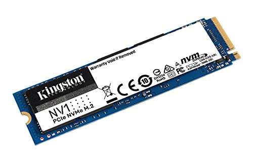 Kingston NV1 NVMe PCIe SSD 500GB M.2 2280 - SNVS/500G £34.35 delivered @ Amazon Germany