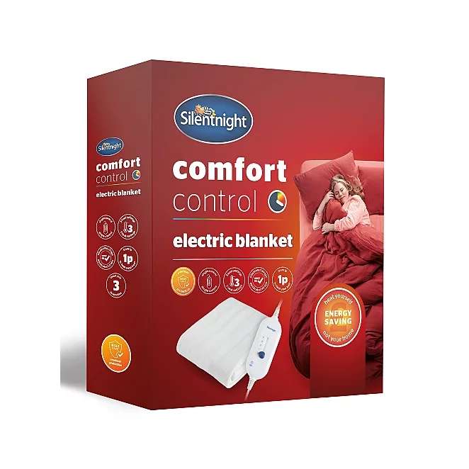 Silentnight Comfort Control Electric Blanket - Double | hotukdeals