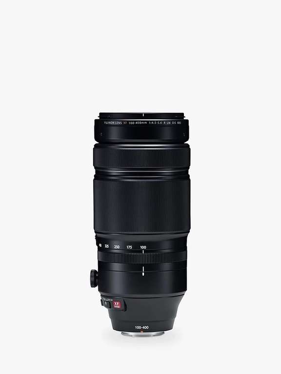 Fujifilm XF100-400mm f/4.5-5.6 R LM OIS WR Super Telephoto Lens - £1359.20 plus £220 cashback delivered @ John Lewis & Partners