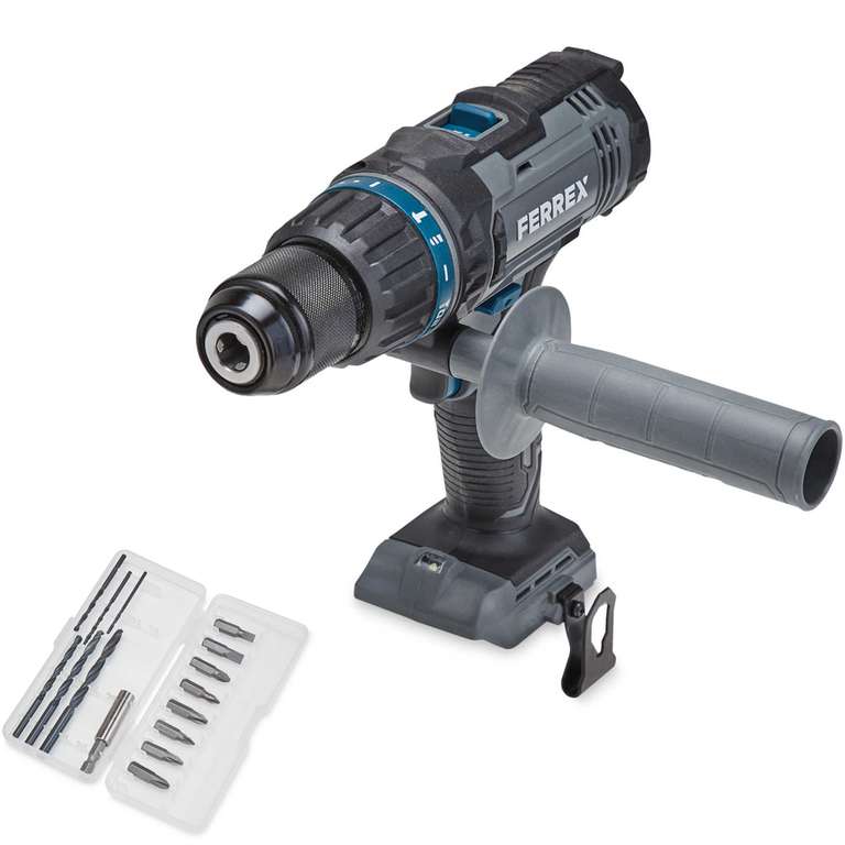 Ferrex 20V Cordless Combi Drill (Body Only / No Battery Included) - £14.94 Delivered @ Aldi