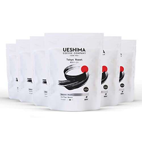 Ueshima Tokyo Roast Coffee Beans (Pack of 6) 1.5kg - £15.26 with voucher/£12.40 with voucher & S&S @ Amazon (Selected Accounts)