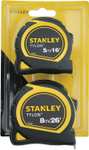 Stanley STA998985 Pocket Tapes, 5m/16ft & 8m/26ft