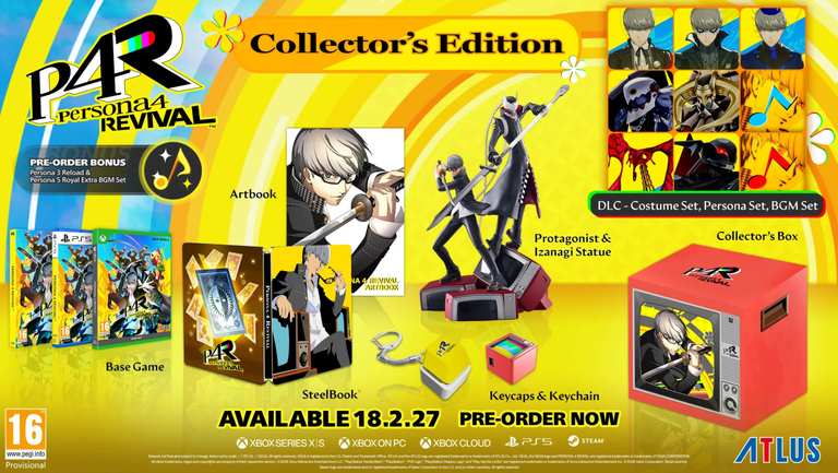 Persona 4 Revival - Collectors Edition (PC, Xbox, PS)