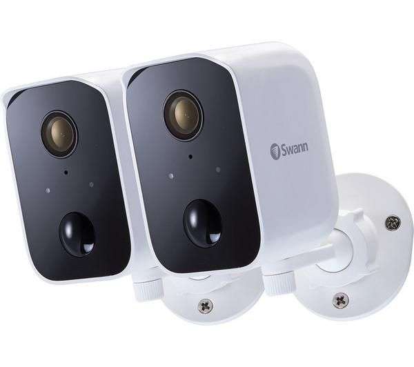 SWANN WIFI-CORE CAMP K2-EU Full HD 1080p WiFi Security Camera Kit with Alexa & Google Assistant - 2 Cameras £149.99 @ Currys