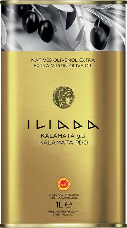 Iliada Pdo Kalamata Extra Virgin Olive Oil Tin 1L - £9.02 / £8.07 (delayed dispatch)