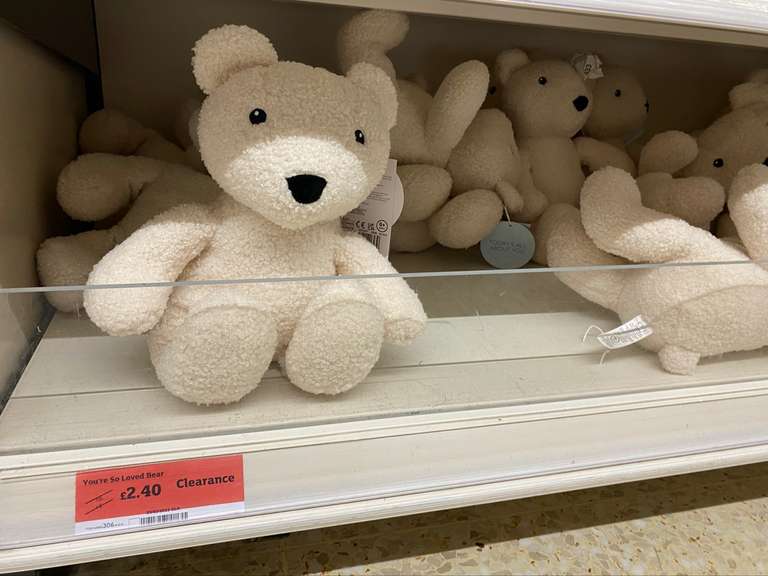 You’re So Loved Bear £2.40 instore @ Sainsbury’s in London