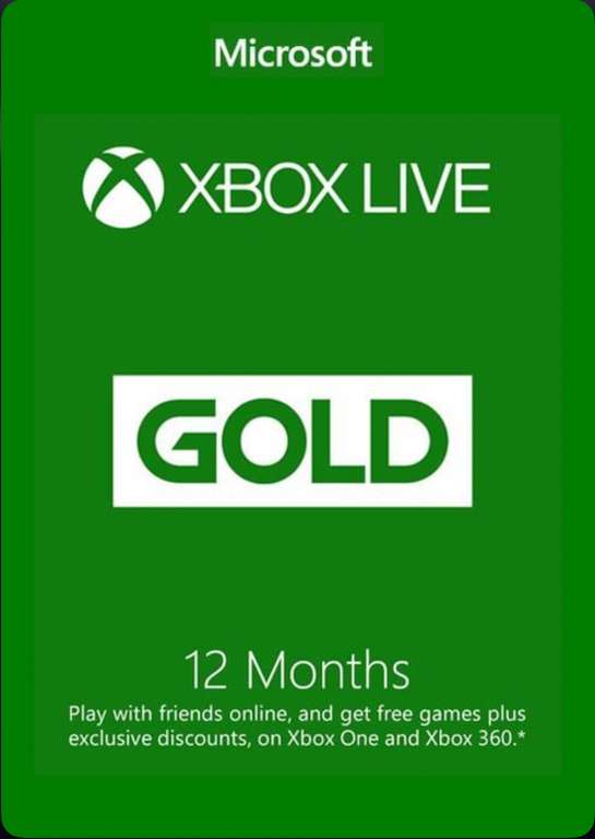 Xbox Live Gold 12 Months (Turkey, VPN Required)