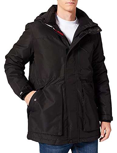 Tommy Jeans Men's Tech Parka Coat (Small) Black - £38.57 delivered @ Amazon
