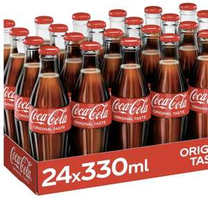 Coca Cola Original Taste 24 x 330ml Glass Bottle Cases - Instore (Middleton)