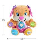 Fisher-Price Laugh & Learn Smart Stages Sis - UK English Edition, plush toy with music (£2.99 Discount at check out)