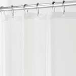 iDesign clear Shower Curtain Liner 183cm x 183cm