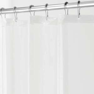 iDesign clear Shower Curtain Liner 183cm x 183cm