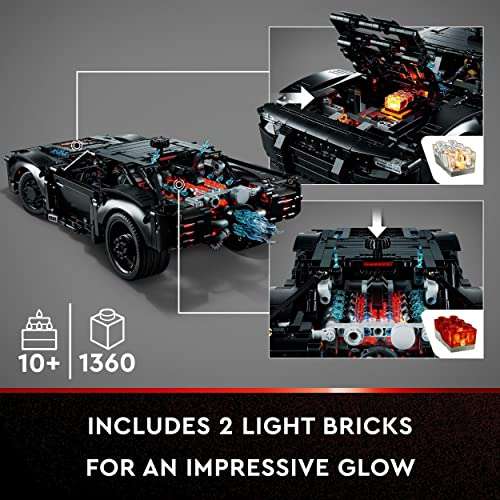LEGO 42127 Technic THE BATMAN – BATMOBILE Model Car Building Toy