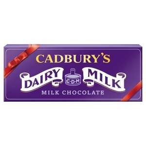 Cadbury Dairy Milk Chocolate Bar 850g - £5 @ Morrisons