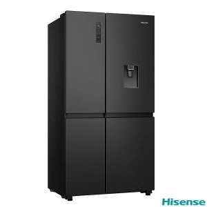 Hisense RS840N4WFE Black - Side by Side Fridge Freezer w / Non Plumbed Water Dispenser - 649L Capacity + £100 cashback (£379.99 w/ cashback)