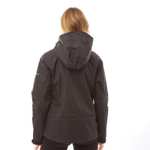 Trespass Womens Florissant Waterproof Hooded Shell Jacket (in Black) - £21.99 (£4.99 Delivery) - @ MandM Direct