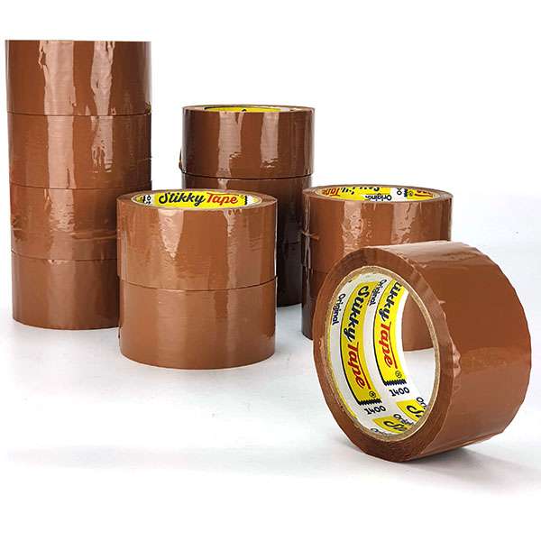 CLEAR  "STIKKY" STRONG PACKING 48MM X 66M GREAT QUALITY CARTON SEALING TAPE