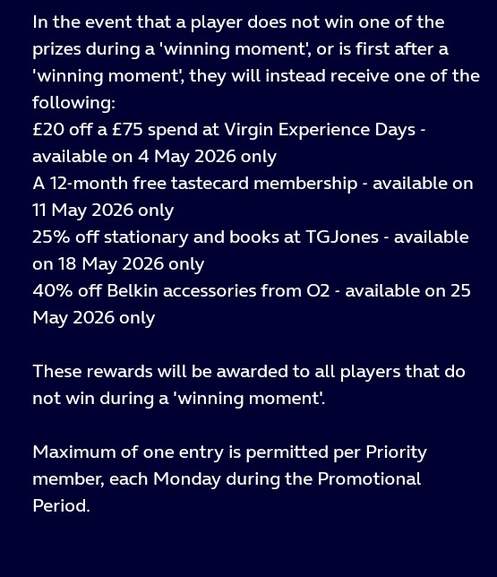 Blue Mondays: Prize Drops & 25% Stationery at O2 - at O2 - price price ...