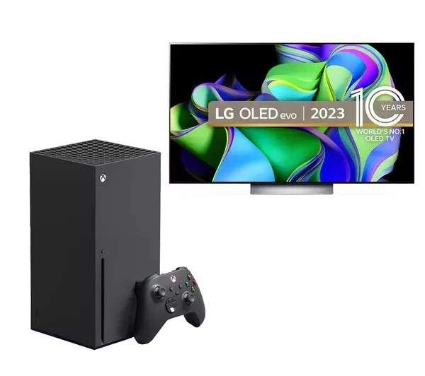 LG OLED55C34LA 55" Smart 4K Ultra HD HDR OLED TV & Xbox Series X Bundle