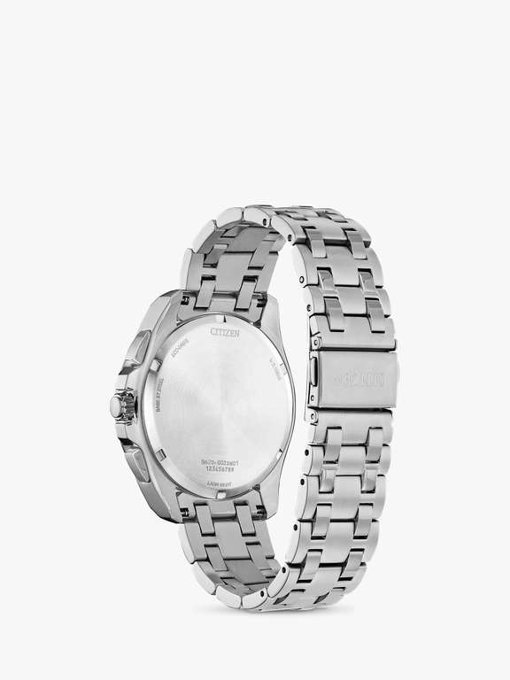 Citizen Men's Eco-Drive Chronograph Date Bracelet Strap Watch, Silver/Blue CA4510-55L 100m 44mm sapphire £184.50 @ John Lewis & Partners