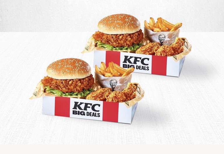 Double Dinner Deal for £6.99 via app/instore @ KFC