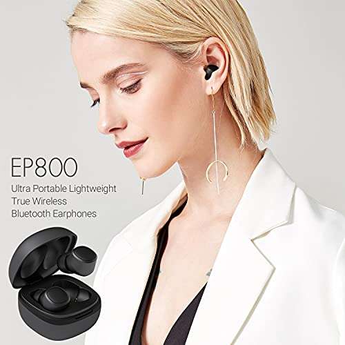 Wireless Earphones with Portable Charging Case - £21.42 with code sold by Daffodil UK FB Amazon