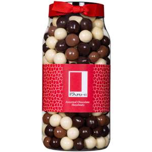 Rita Farhi Milk, Dark and White Chocolate Covered Hazelnuts 700g £9.07 @ Dispatches from Amazon Sold by Amazon Warehouse
