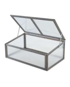 Gardenline Grey Wooden Cold Frame now £29.99 Delivery £2.95 Free on £30 Spend @ Alidi